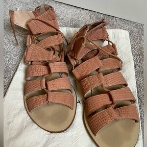 Loeffler Randall Leather Gladiator Sandals, Size 9